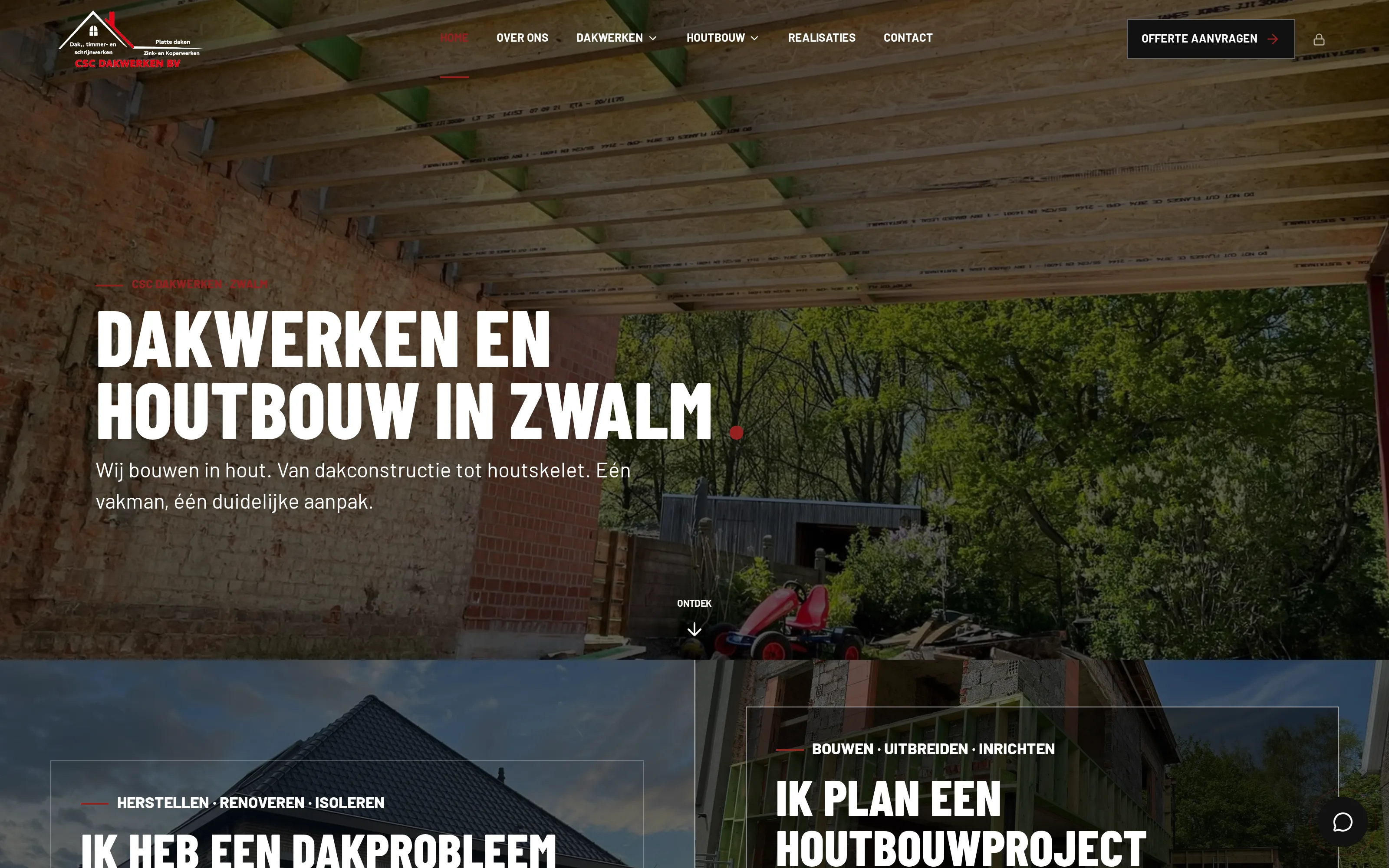 Website CSC Dakwerken